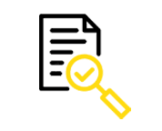 Icon representing variety of reports