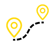 Icon representing route optimization